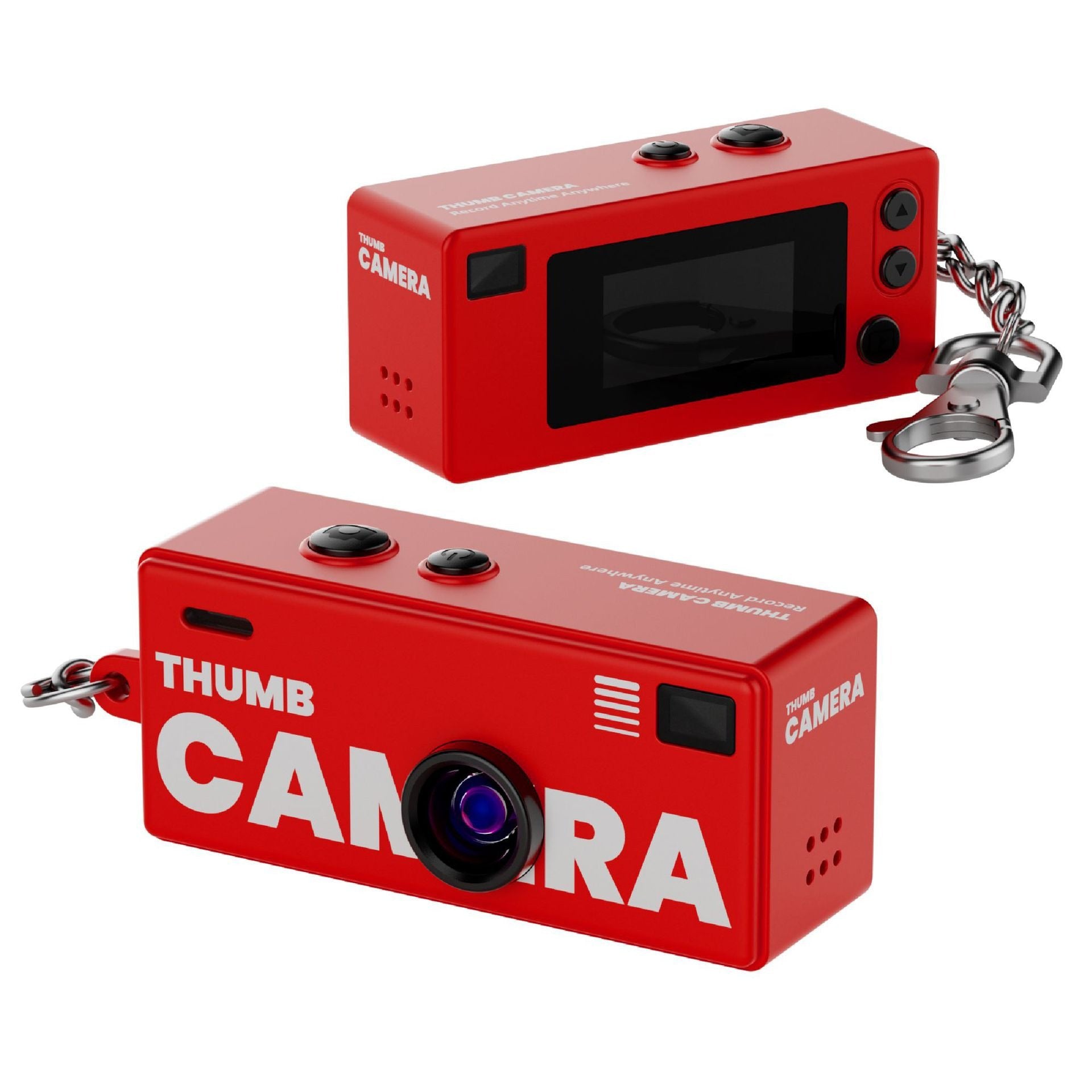 HD Thumb Camera High-Definition CCD Sensor: Captures clear, vibrant images with reliable color accuracy.