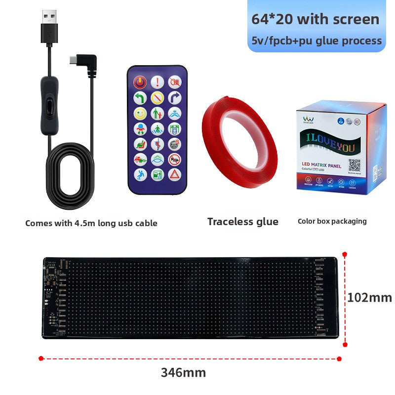 Flexible Bluetooth LED Advertising Display Screen