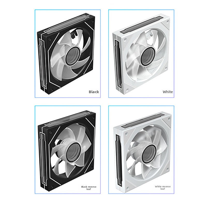 Silent temperature-controlled fan