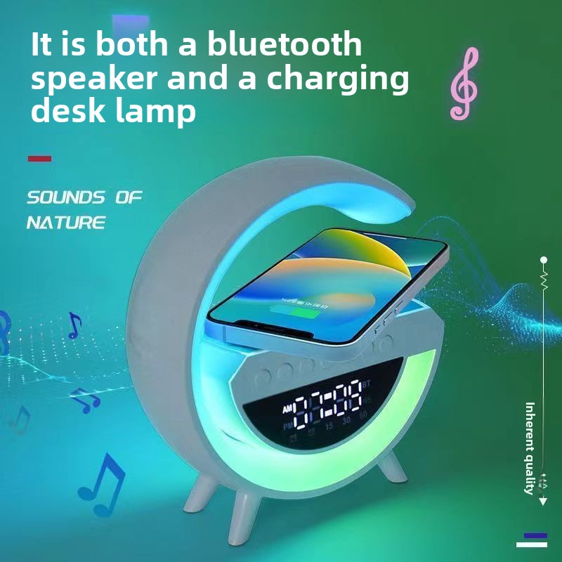 Portable Bluetooth Speaker with Desk Lamp