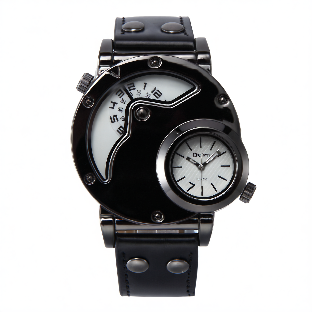 Men's Dual Time Zone Quartz Watch