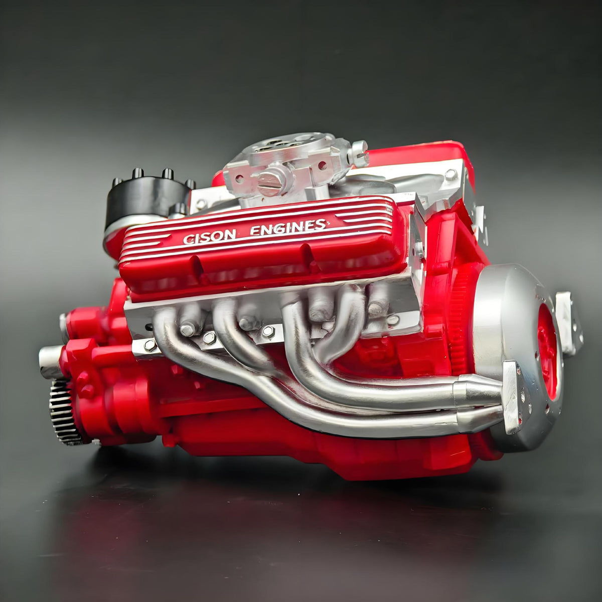 V8 Engine Model Resin Craft Desktop Ornament