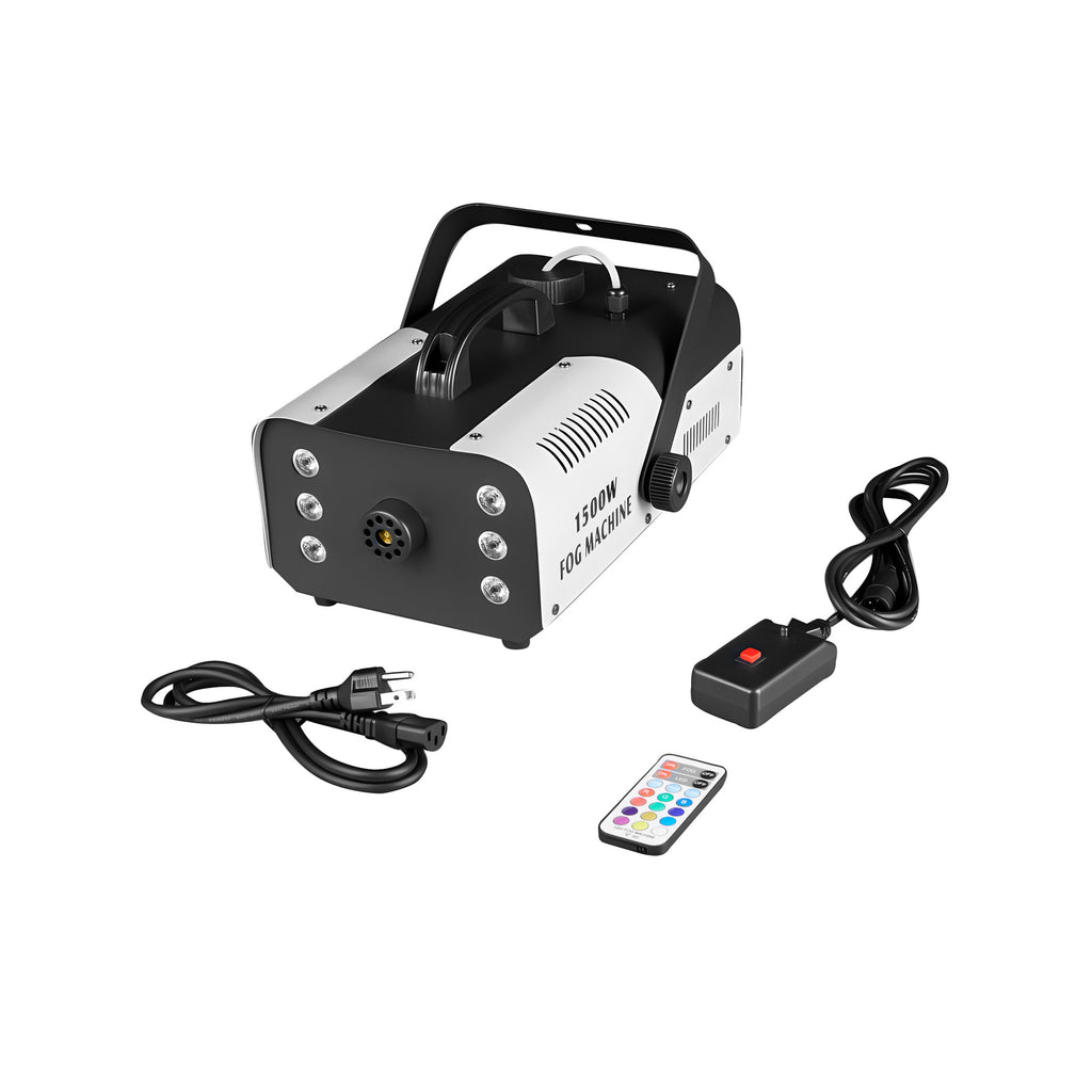 1500W Remote Control RGB Smoke Machine with Music Sync