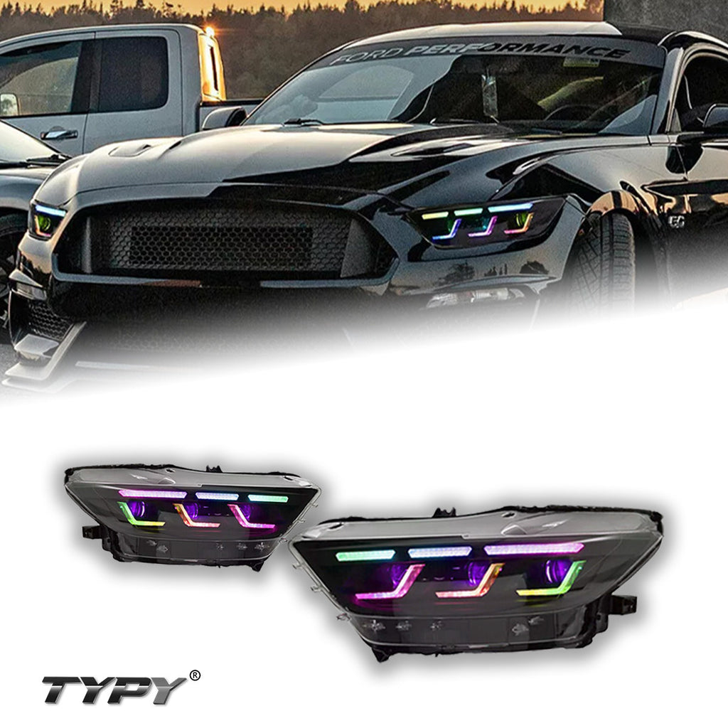 RGB Multicolor LED Lens Daytime Running Lights