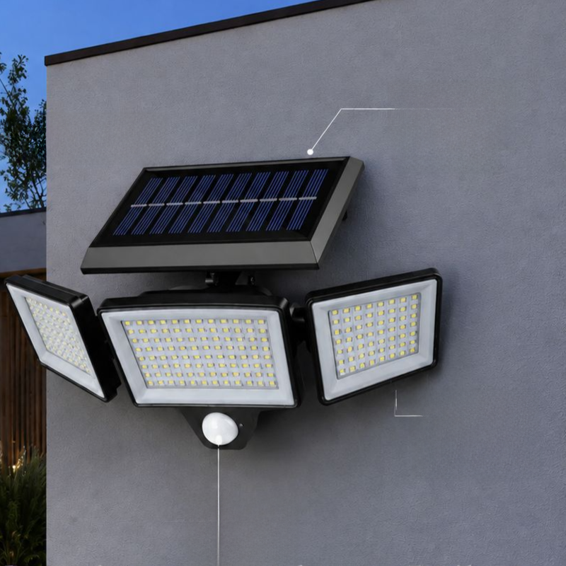 Solar Powered Outdoor Light with Motion Sensor and Remote Control