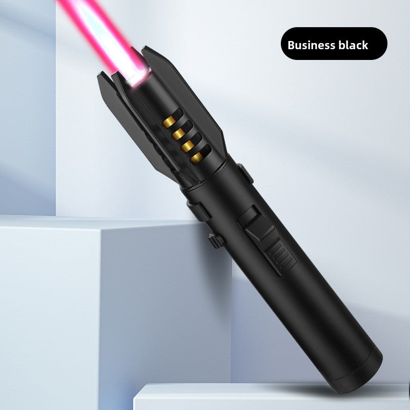 Inflatable spray gun lighter