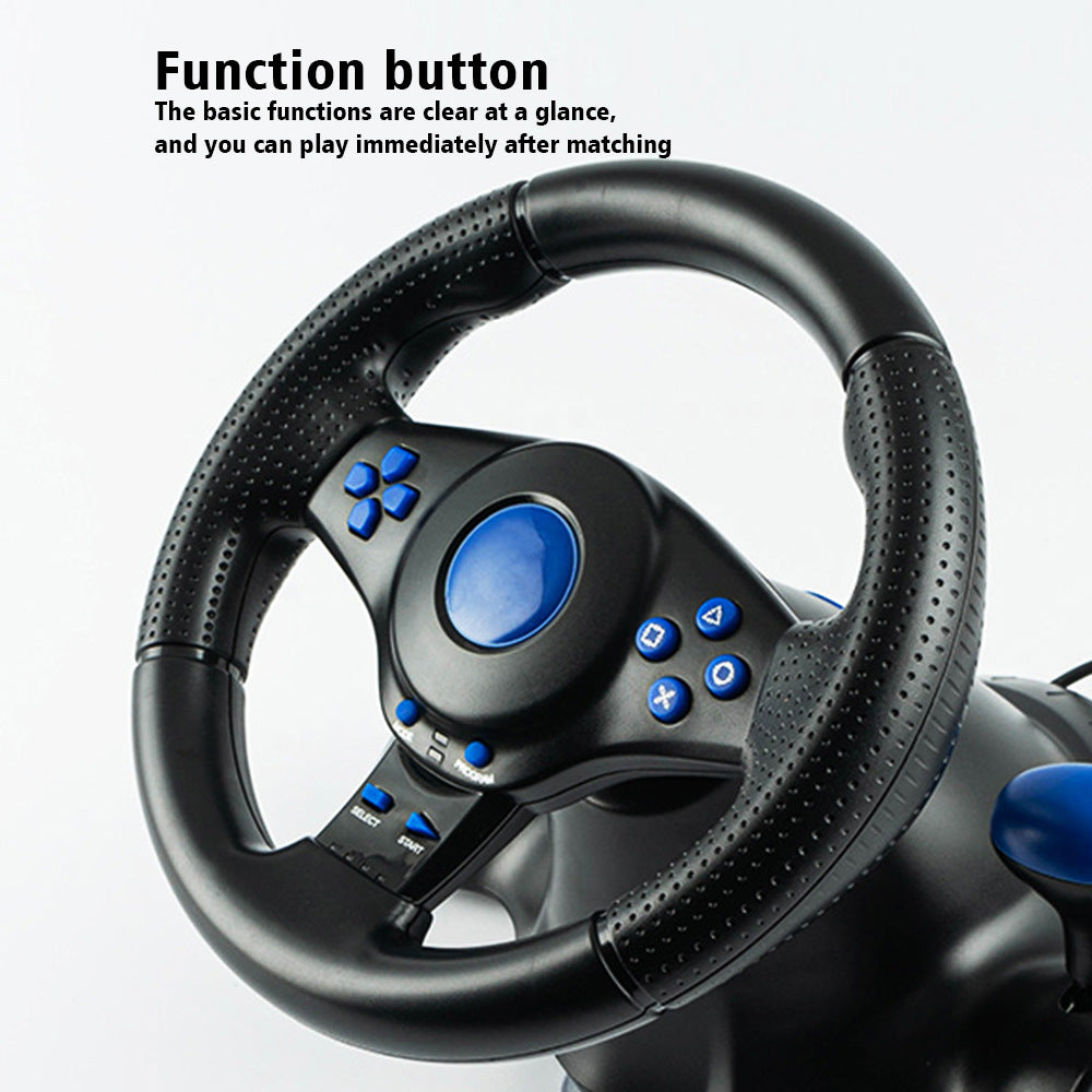 Multi-Platform Racing Game Steering Wheel