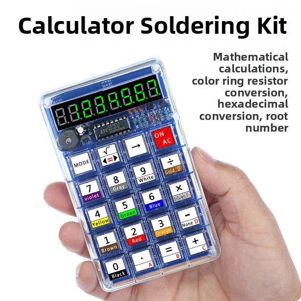 DIY Electronic Calculator Making Kit with LED Display