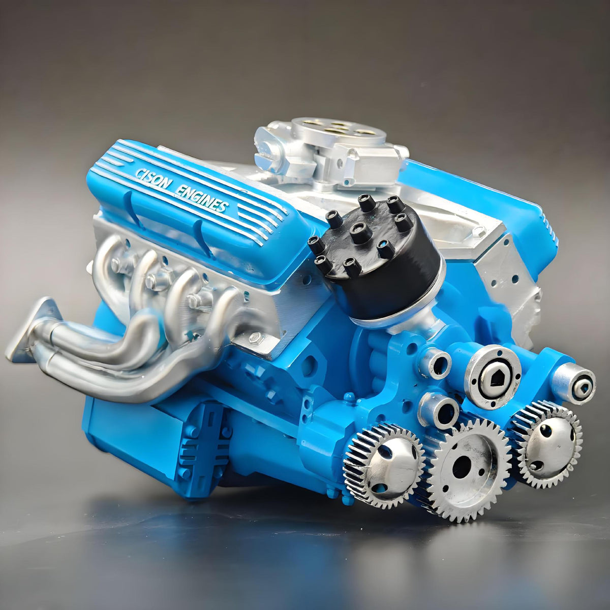 V8 Engine Model Resin Craft Desktop Ornament