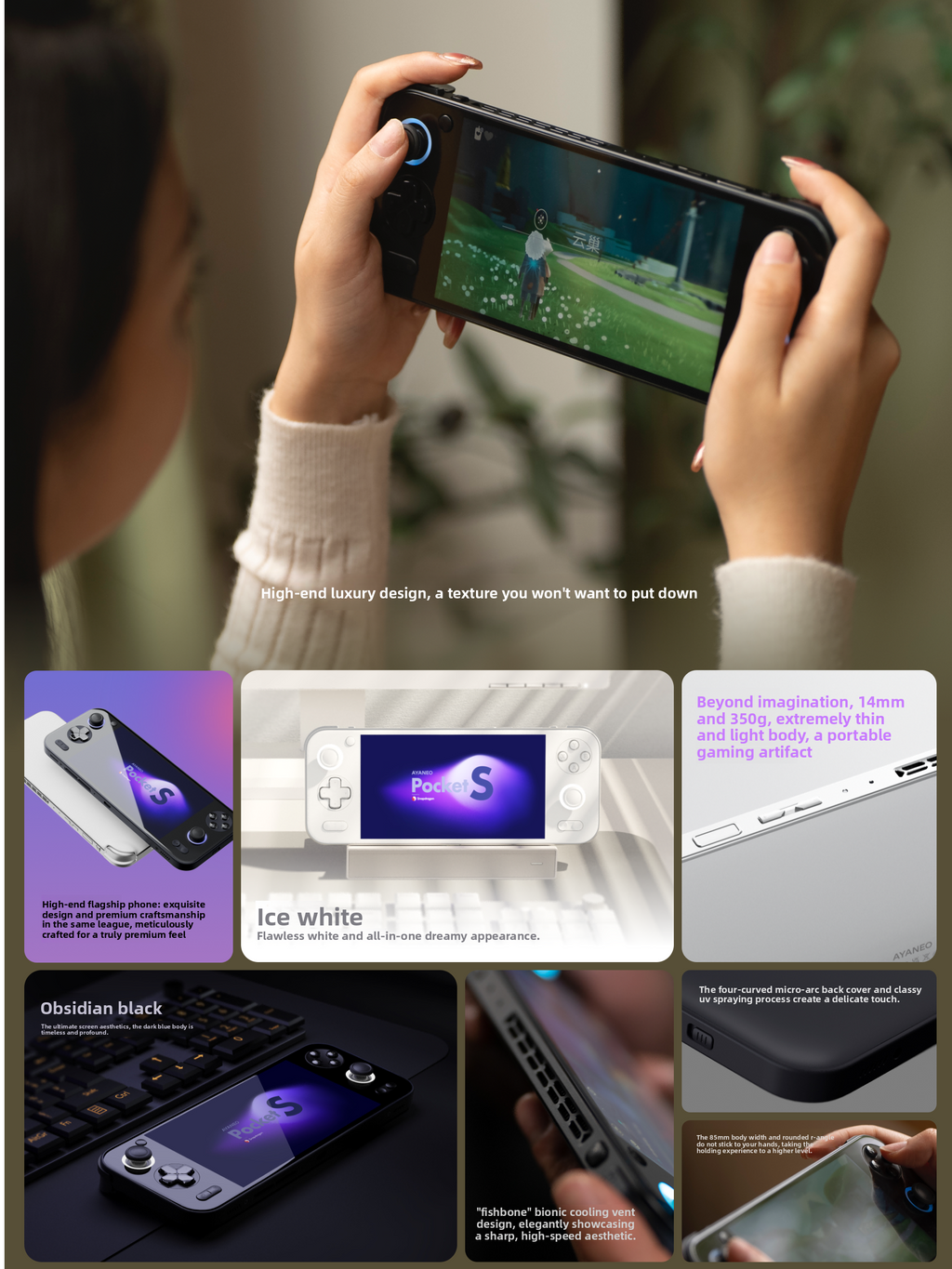 Ayaneo Pocket S Android Handheld Gaming Device