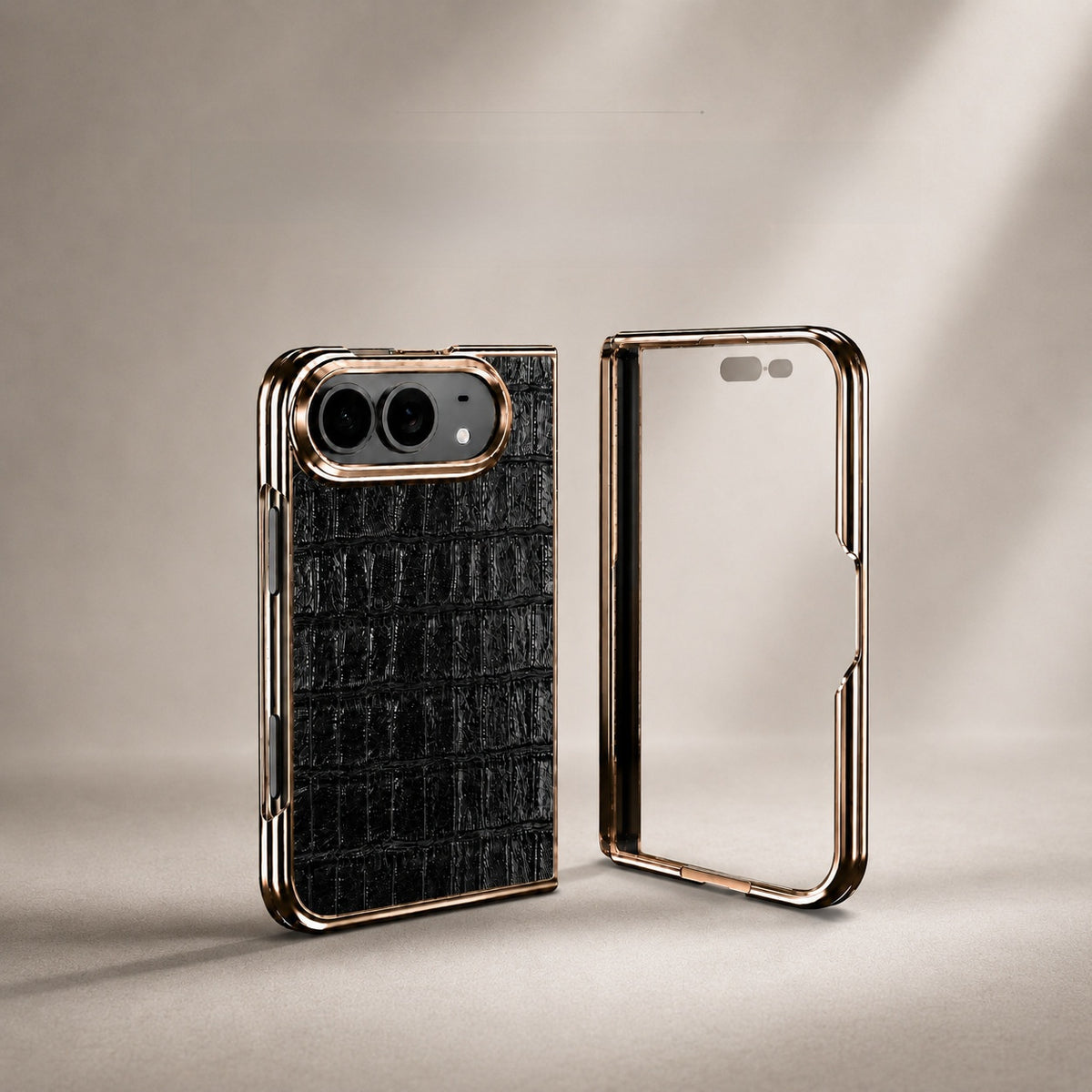 Folding Cover Business Leather Case