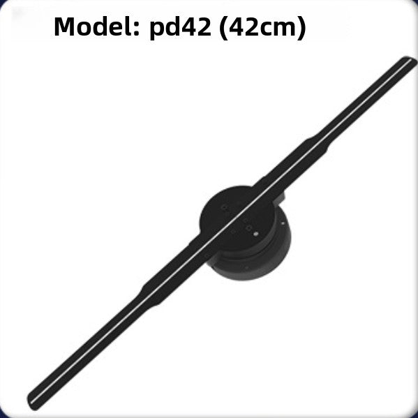 3D Holographic Fan Display with Rotating Imaging