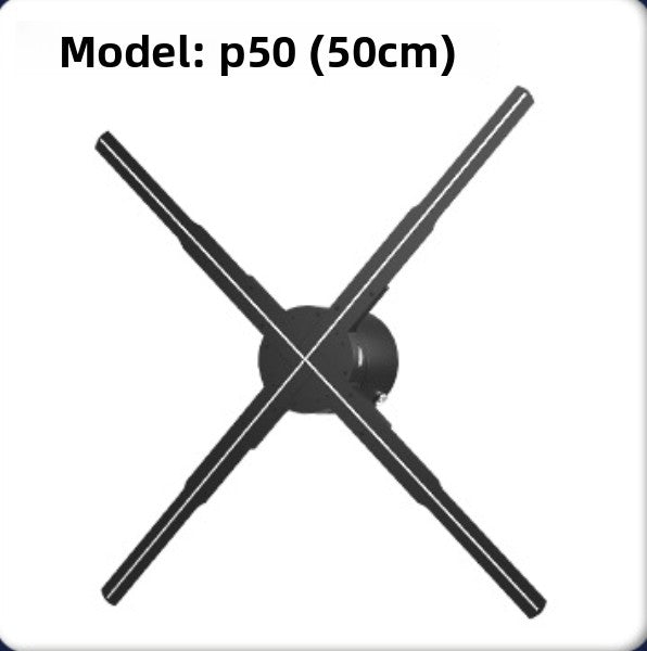 3D Holographic Fan Display with Rotating Imaging