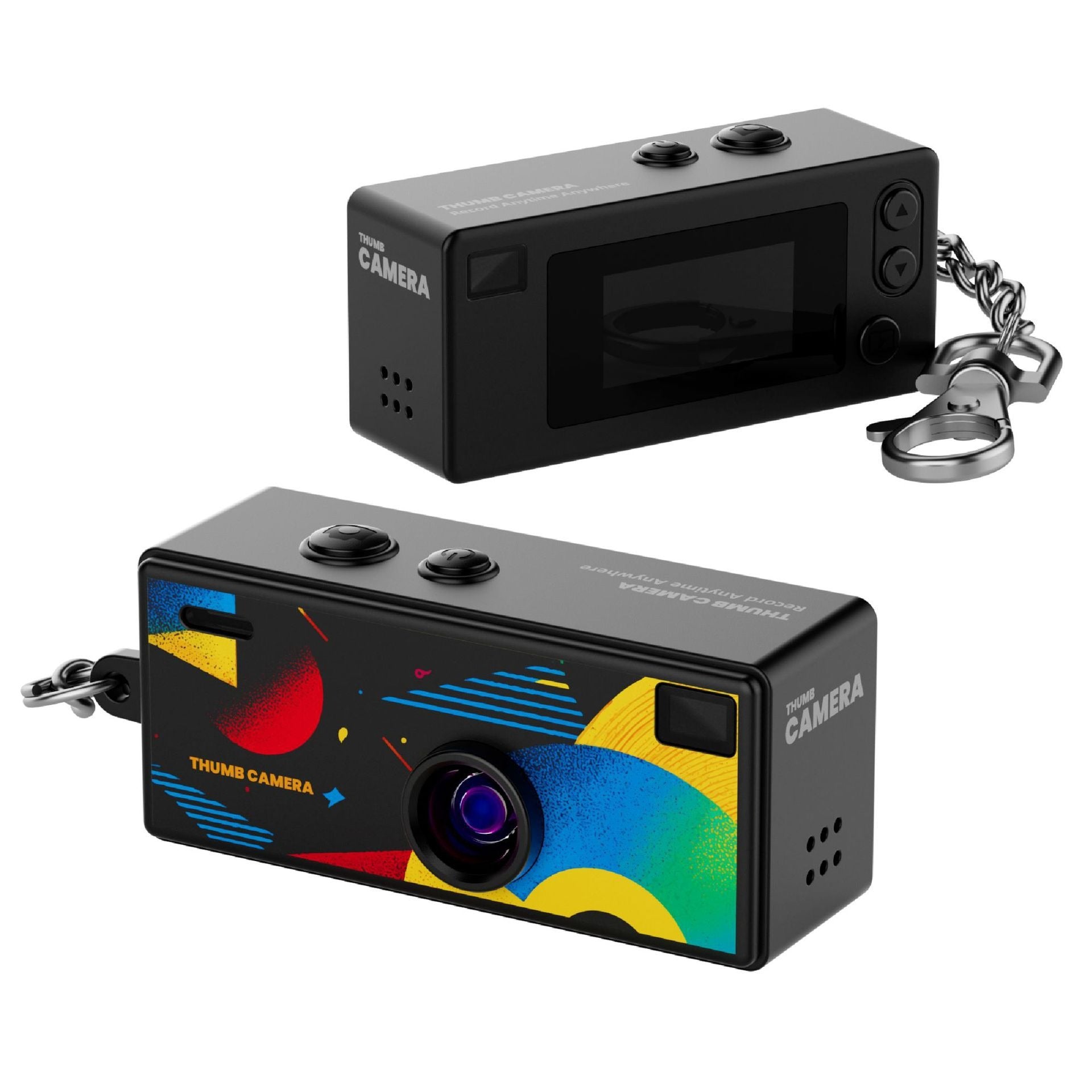 HD Thumb Camera High-Definition CCD Sensor: Captures clear, vibrant images with reliable color accuracy.