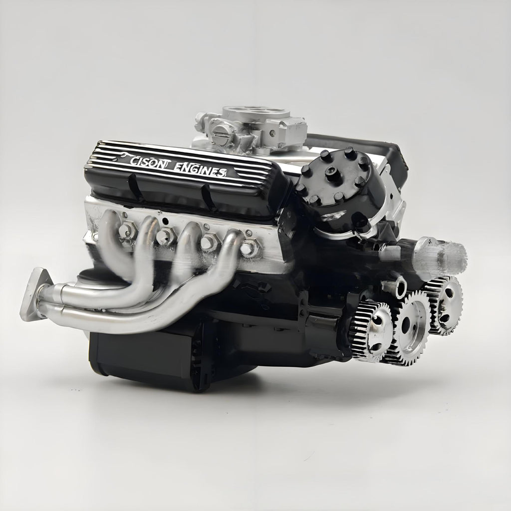 V8 Engine Model Resin Craft Desktop Ornament