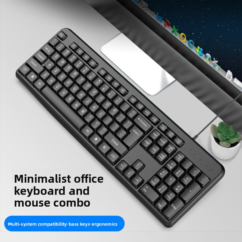 Wired USB Office Membrane Keyboard