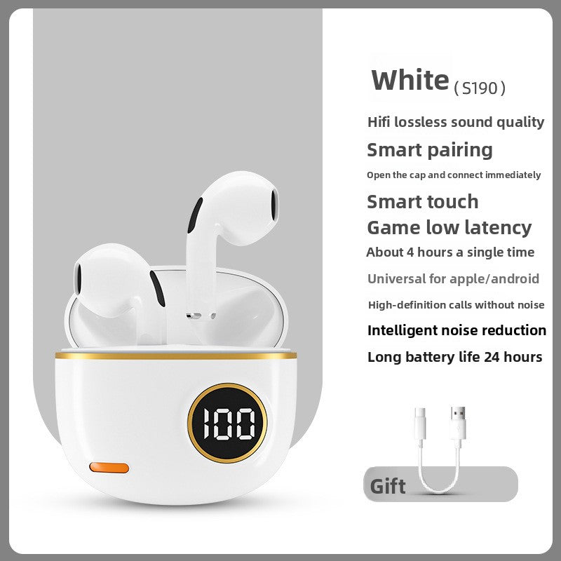 S190 True Wireless Bluetooth Earphones with Low Latency