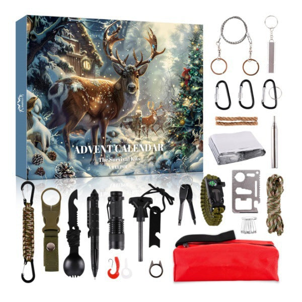 Multi-Functional Outdoor Survival Tool Set