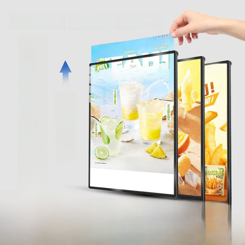 Ultra-Thin LED Illuminated Menu Display Light Box