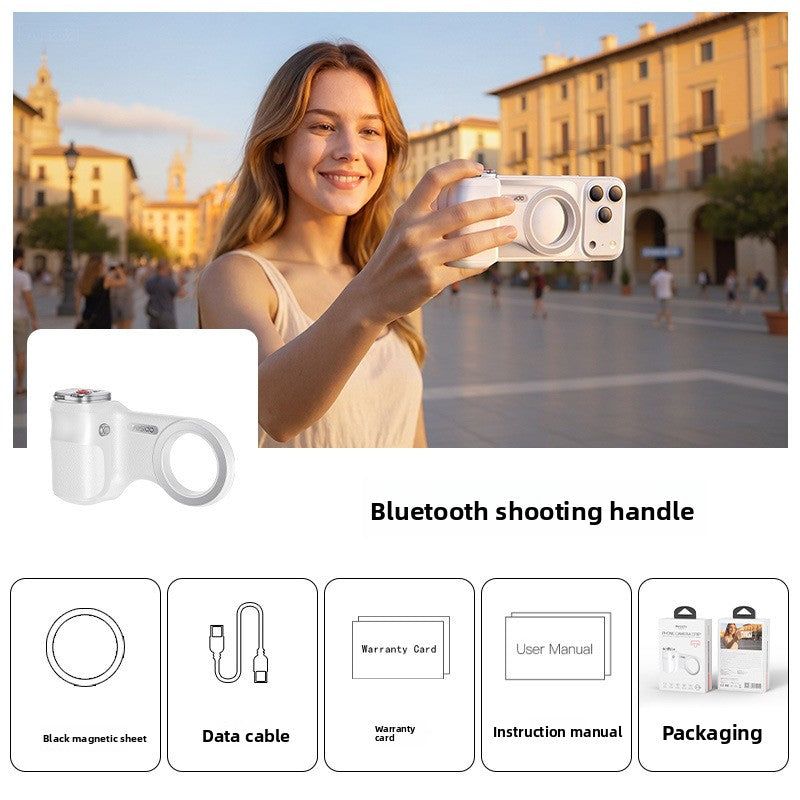 Magnetic Bluetooth Phone Stand with Remote Control
