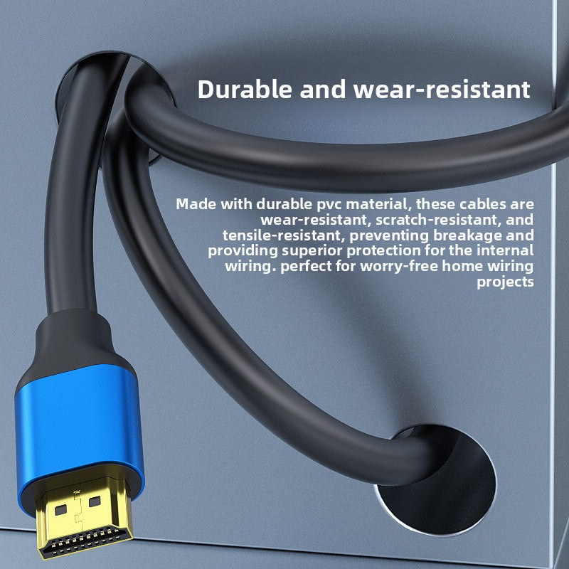 HDMI 2.0 Version: Supports 4K resolution for high-definition video and audio transmission. Computer Monitor Cable