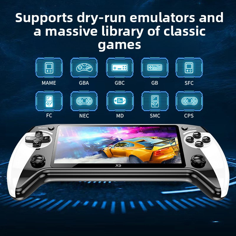 High-definition screen handheld game console