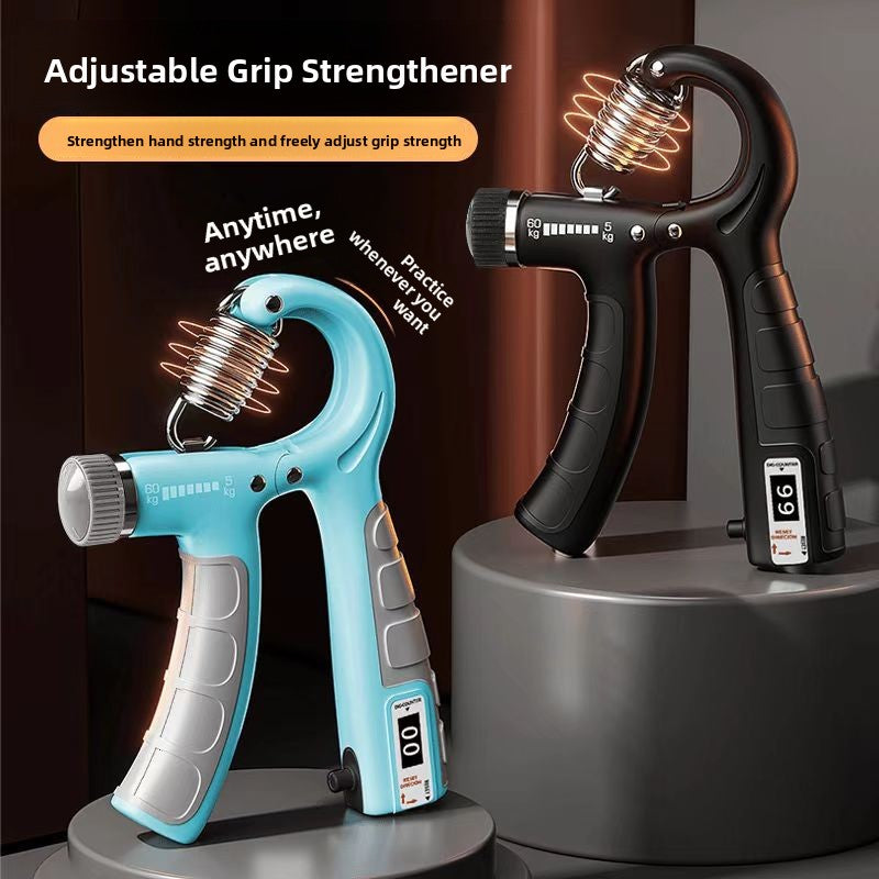 Adjustable Grip Strengthener with Counter
