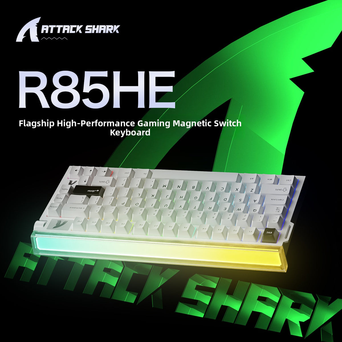Mechanical keyboard with light box wired