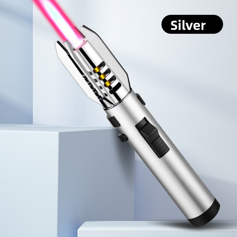 Inflatable spray gun lighter