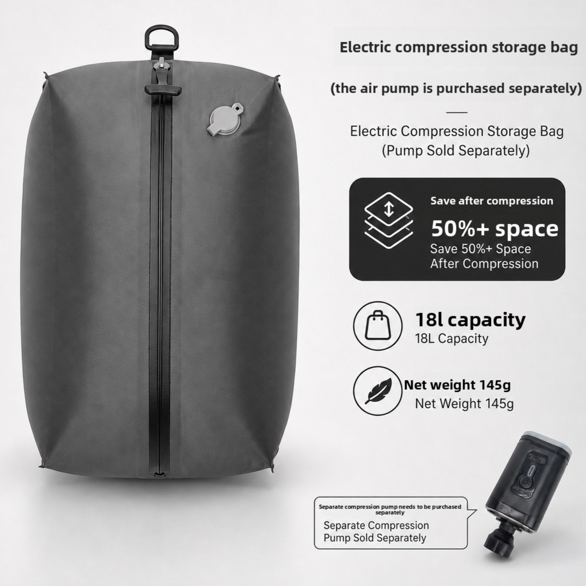 Electric Vacuum Compression Storage Bags