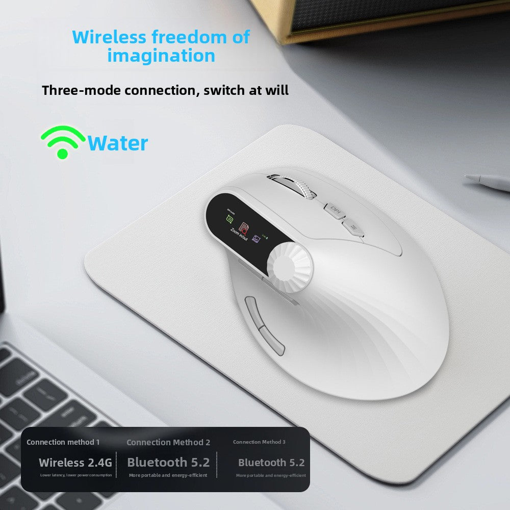 Ergonomic Wireless Bluetooth Mouse