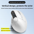 Ergonomic Wireless Bluetooth Mouse